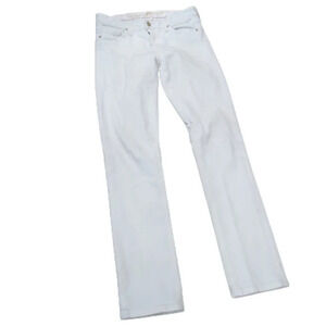 Kate Spade Play Hooky White Straight Leg Jeans size 27